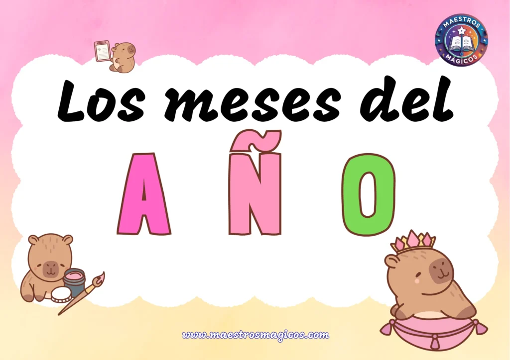 los meses del año capibara tm1