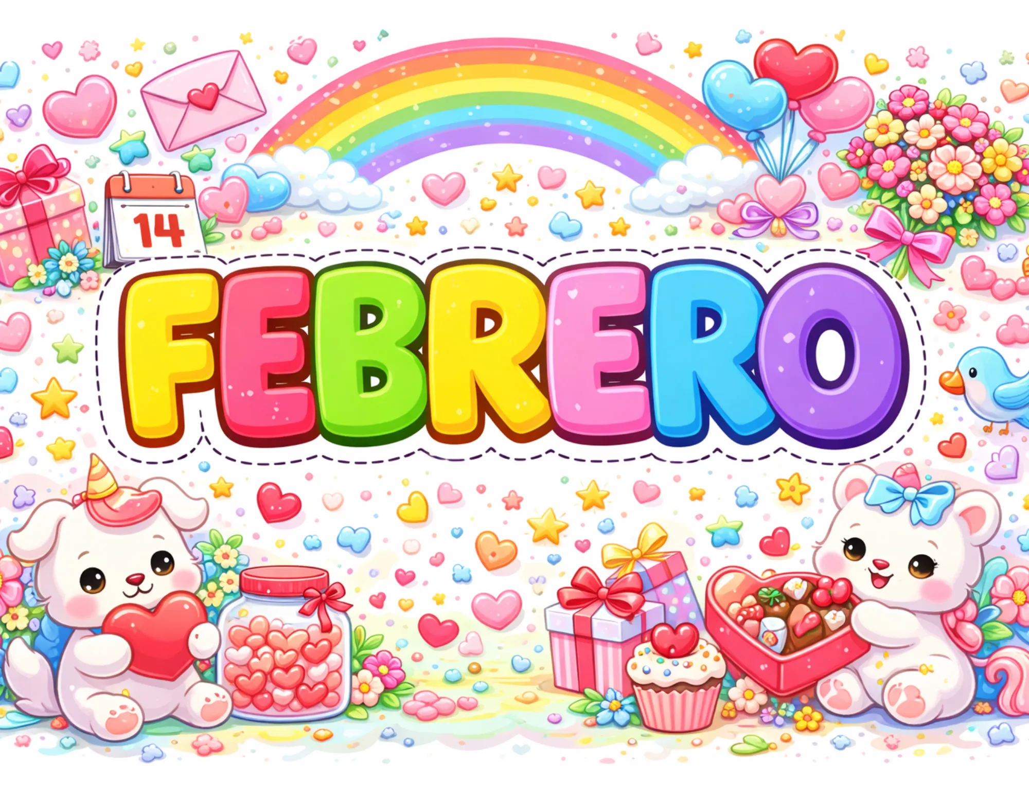Cartel Febrero San Valentín