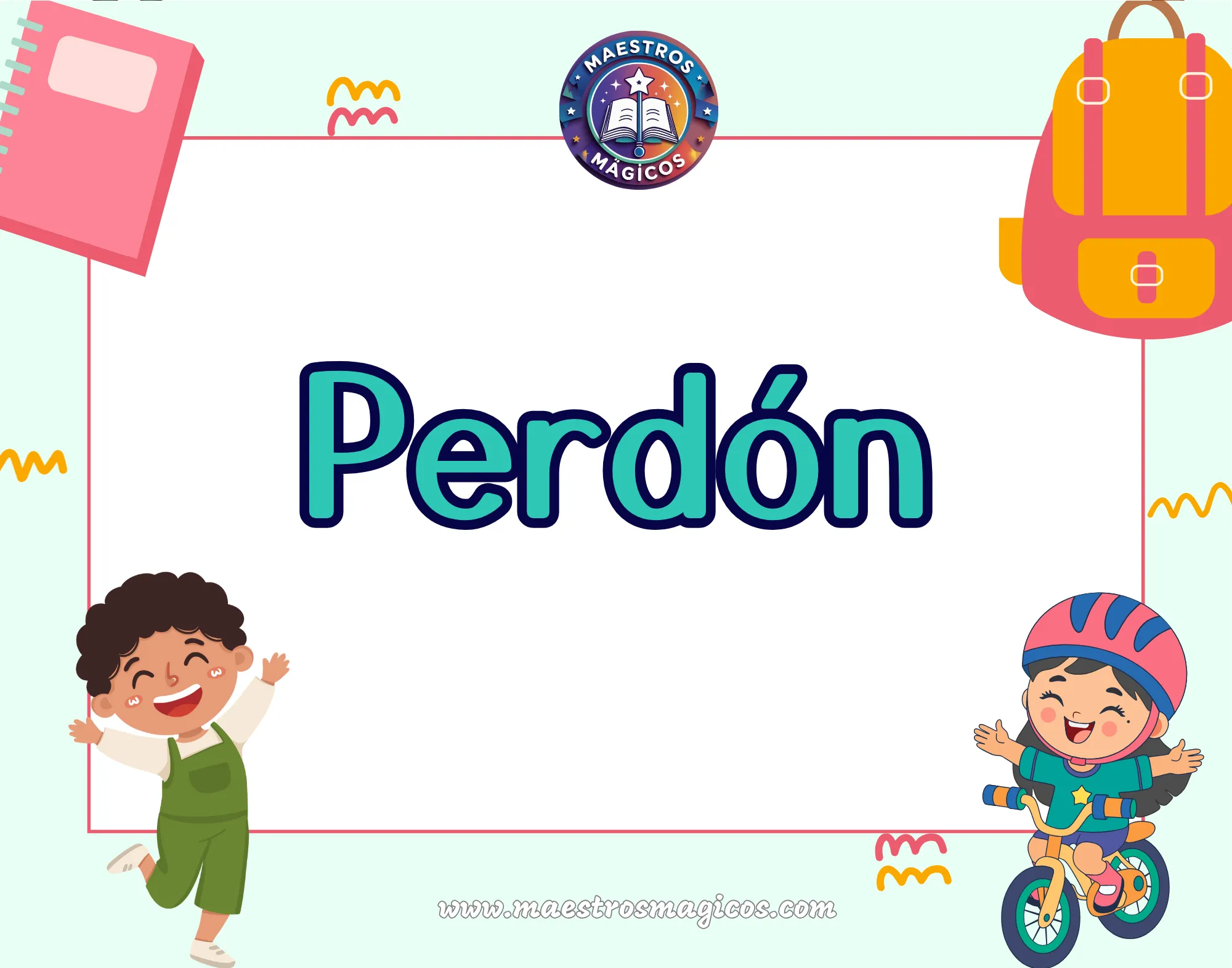 Cartel perdón disculpa