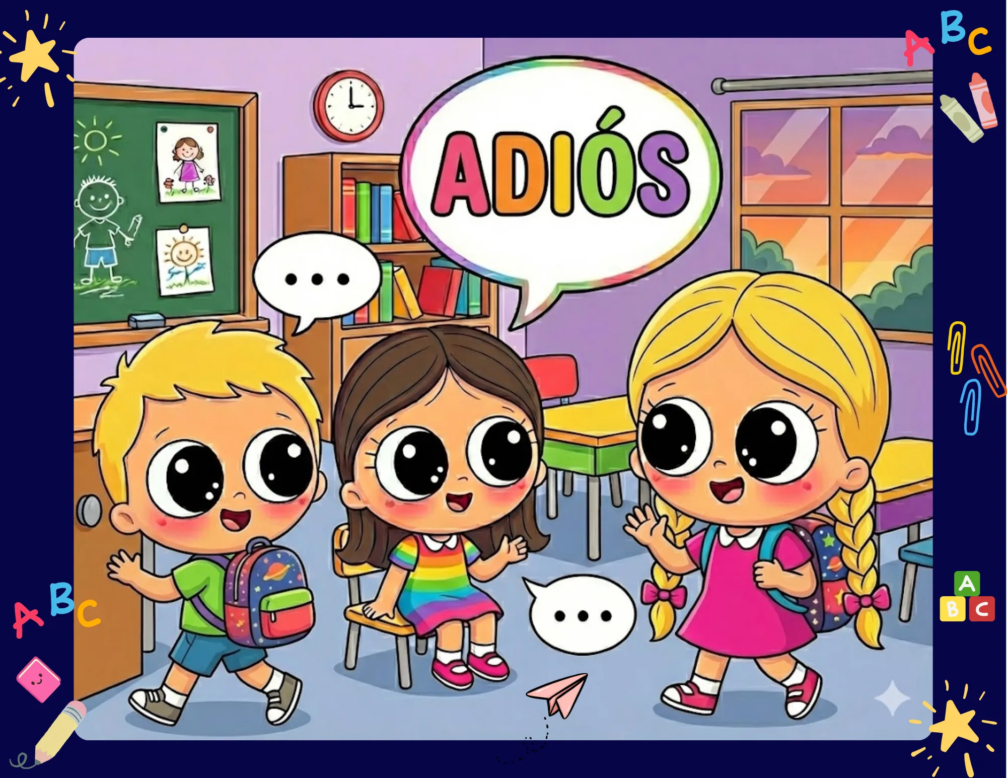 Cartel palabra mágica Por Favor