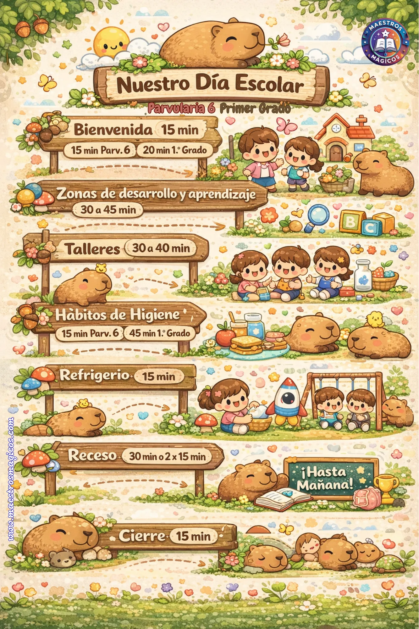 Rutina primer grado naturaleza