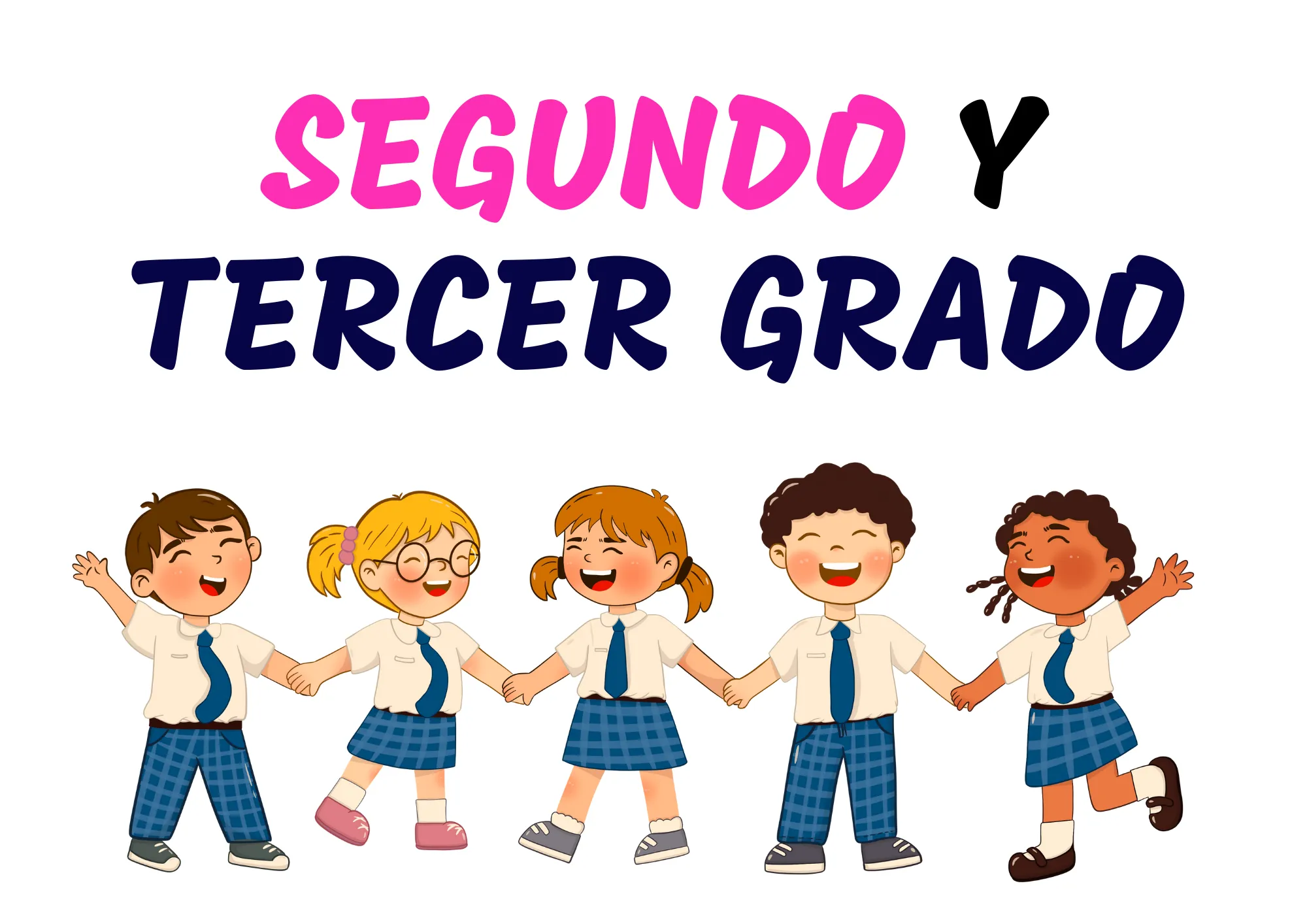 Asignaturas Segundo y Tercer Grado carteles PDF