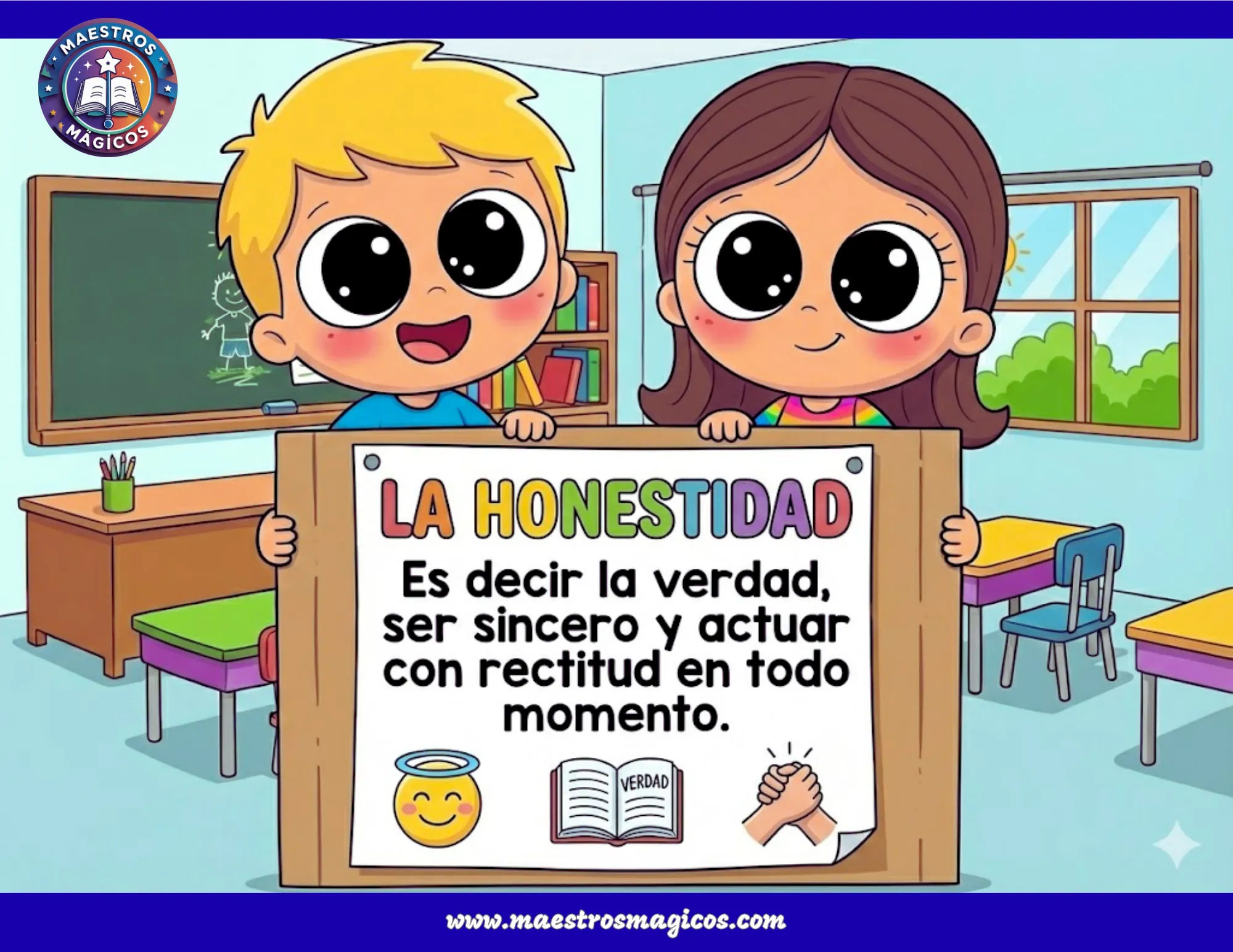 Cartel valor de la Honestidad