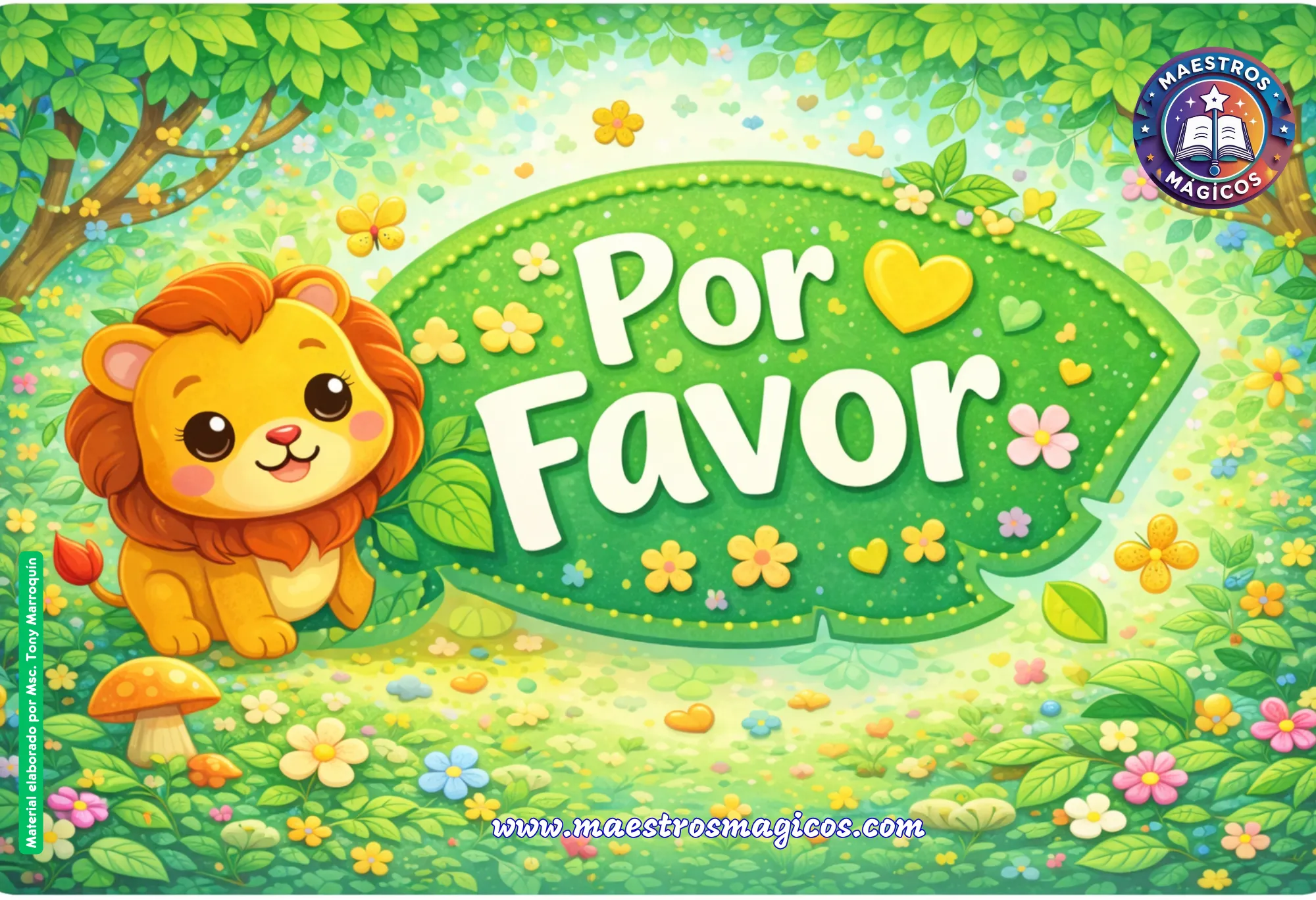 Cartel Muchas Gracias elefante