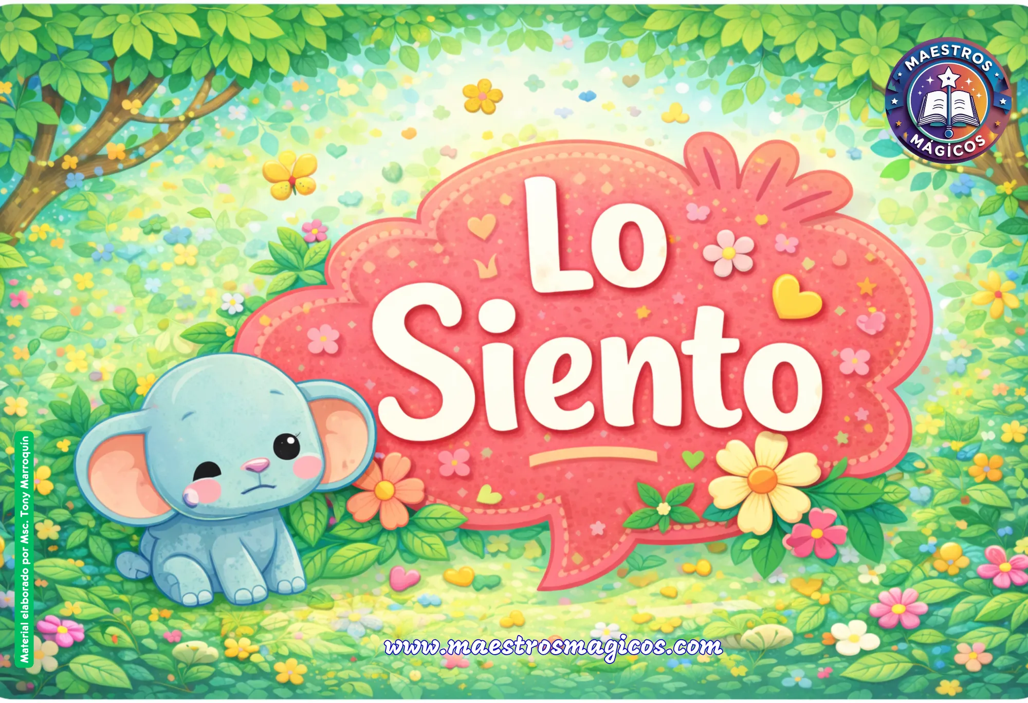 Cartel Buenos Días sol