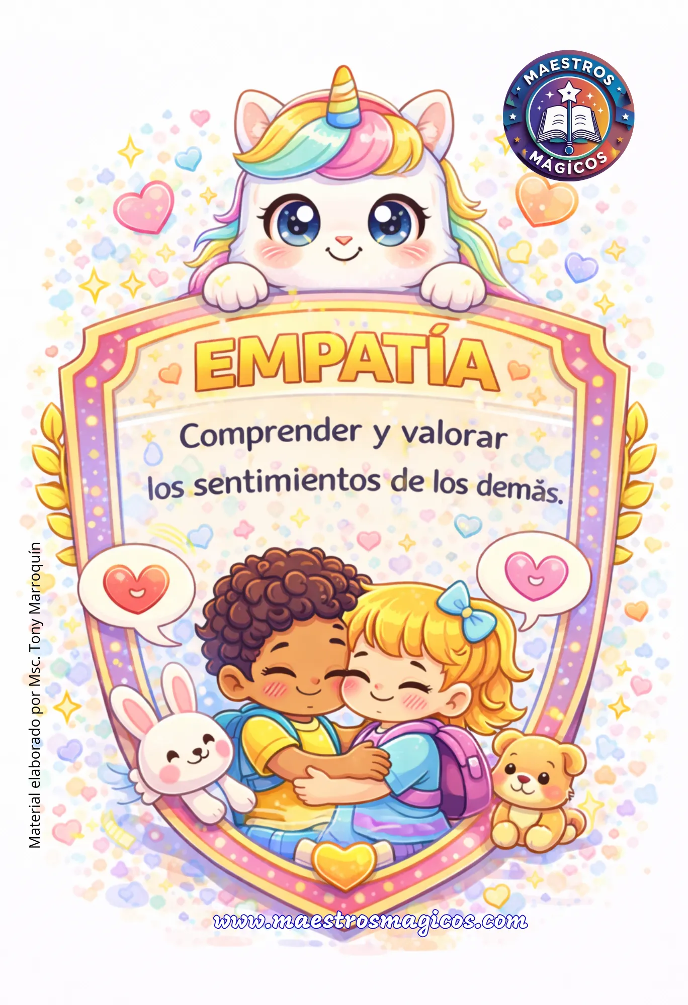 Cartel valor amor gato