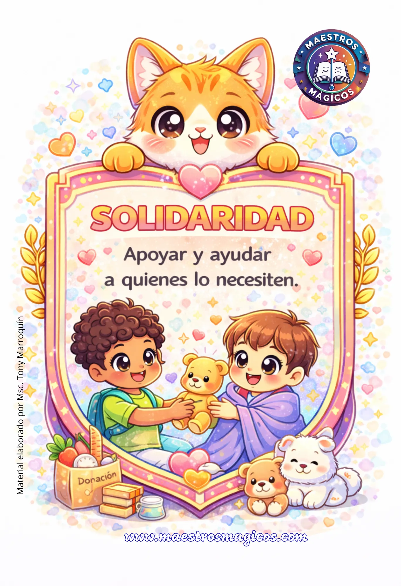 Cartel valor amistad búho