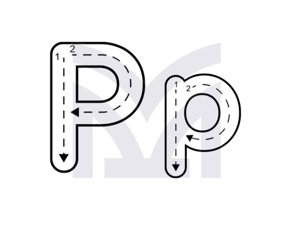 Ficha de trazo y dibujo P