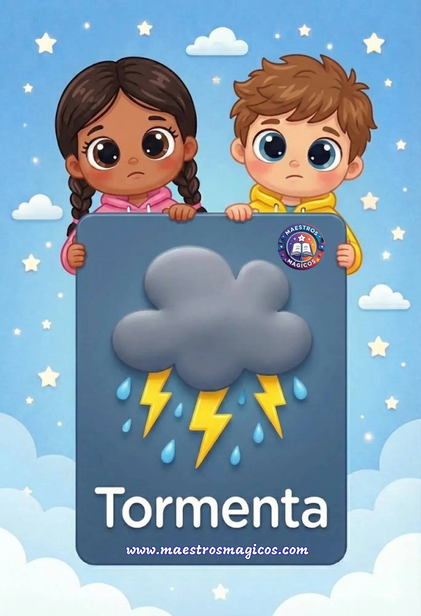 Tarjeta clima caluroso termómetro