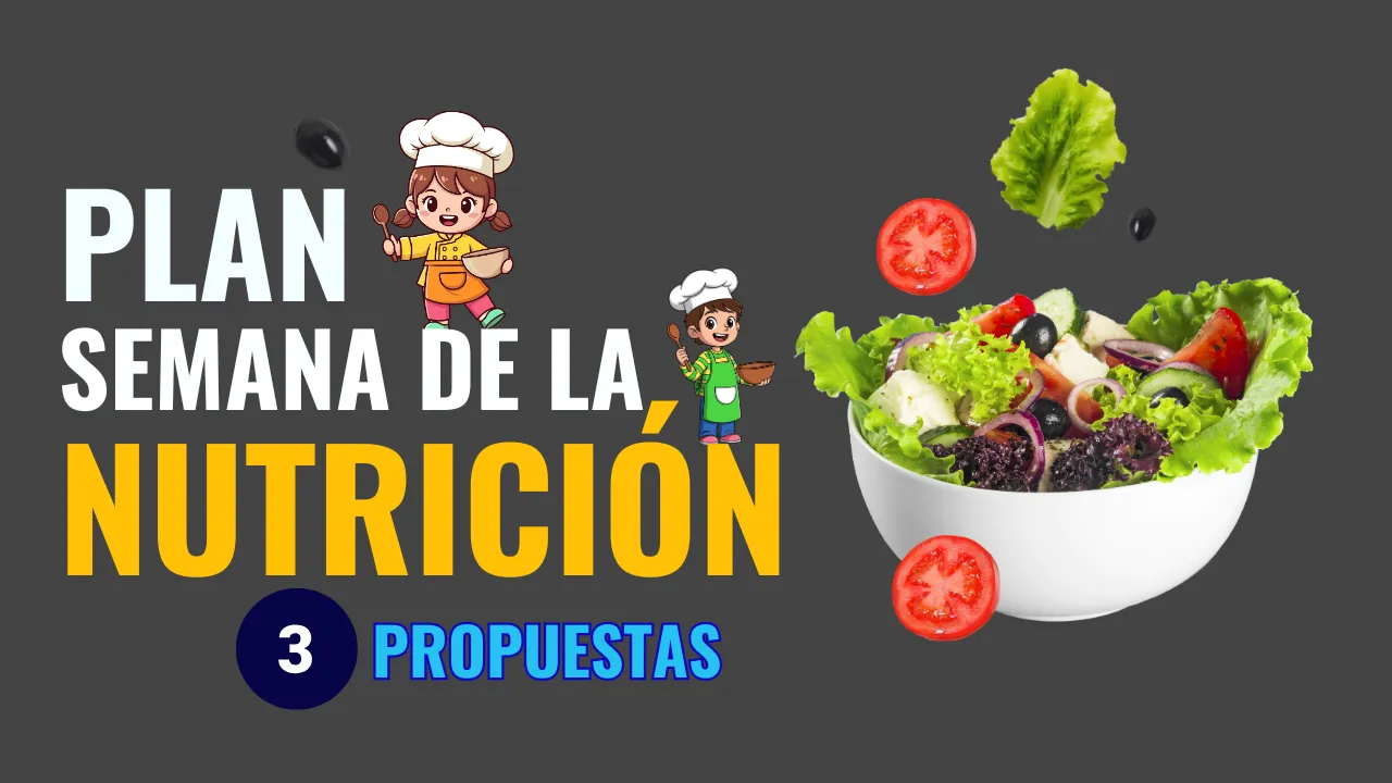 Propuestas para la semana de la nutrición 2026 material premium descargable