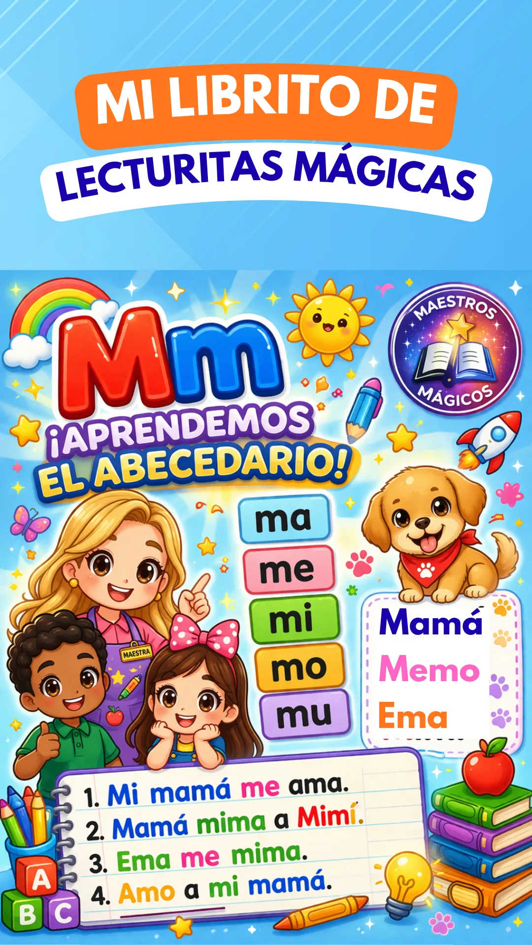 Librito de lecturitas mágicas: Recurso premium en PDF para fortalecer la fluidez lectora en primaria