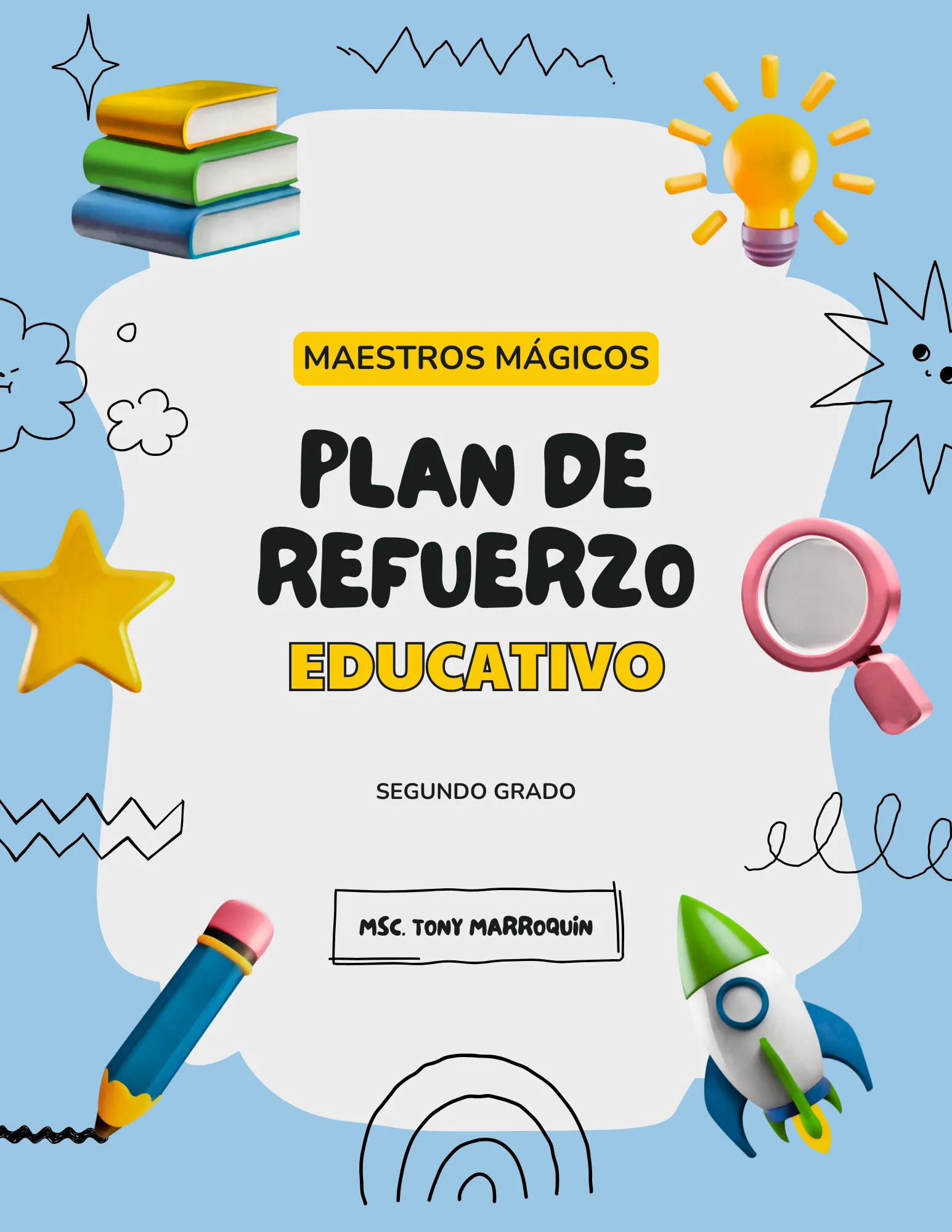 Idea para Plan de Refuerzo Segundo Grado en PDF editable para descargar
